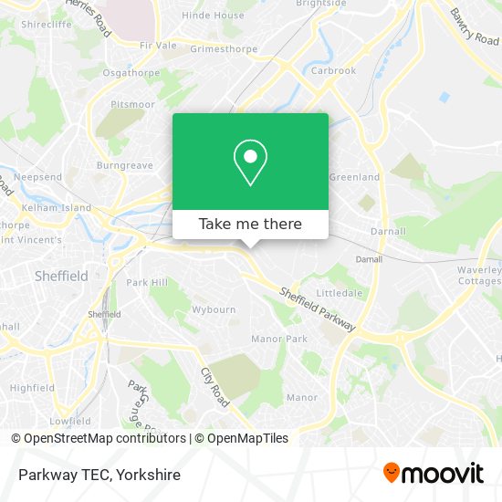 Parkway TEC map