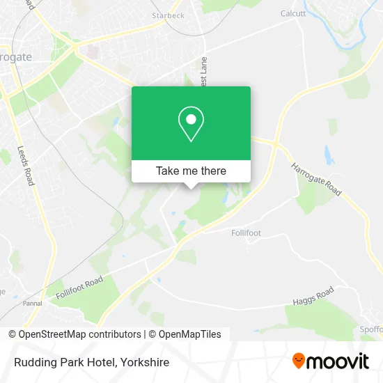 Rudding Park Hotel map