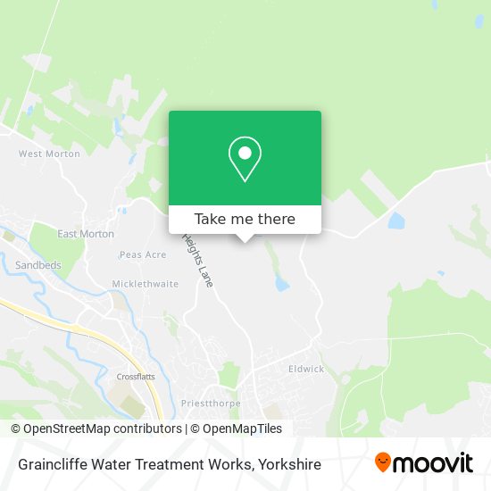 Graincliffe Water Treatment Works map