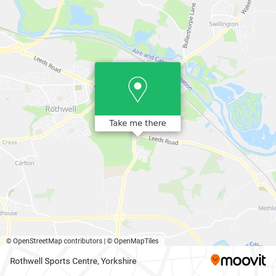 Rothwell Sports Centre map