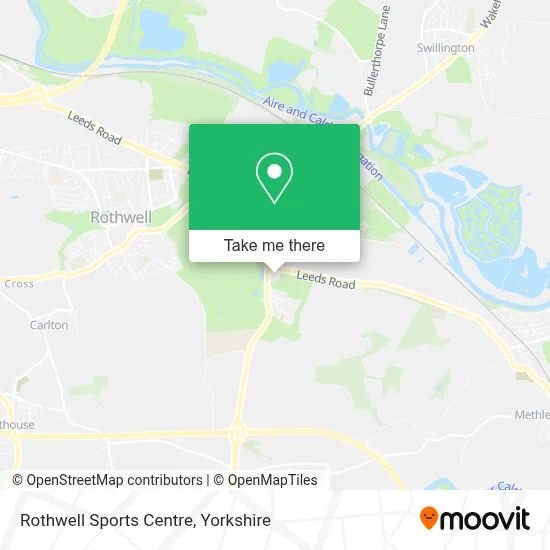 Rothwell Sports Centre map