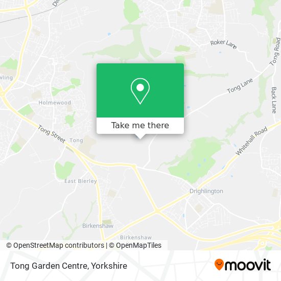 Tong Garden Centre map