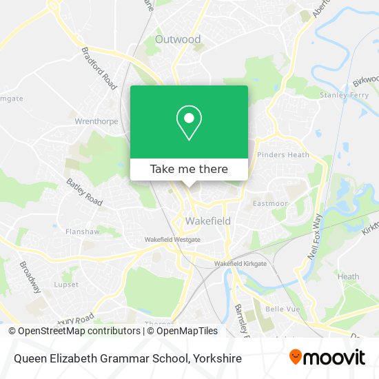 Queen Elizabeth Grammar School map