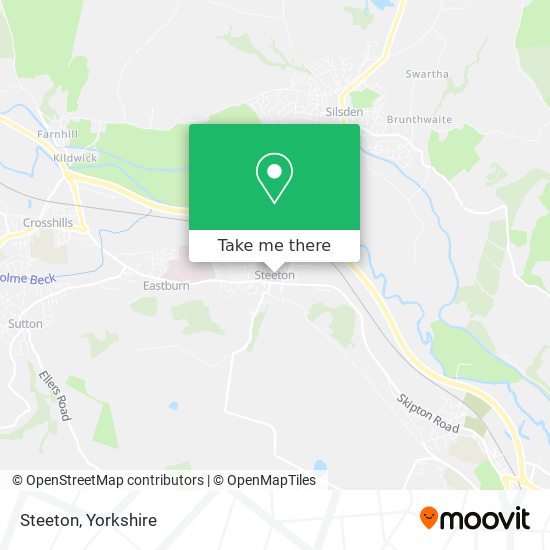 Steeton map