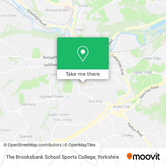 The Brooksbank School Sports College map