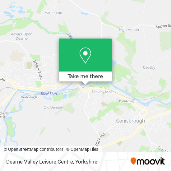 Dearne Valley Leisure Centre map