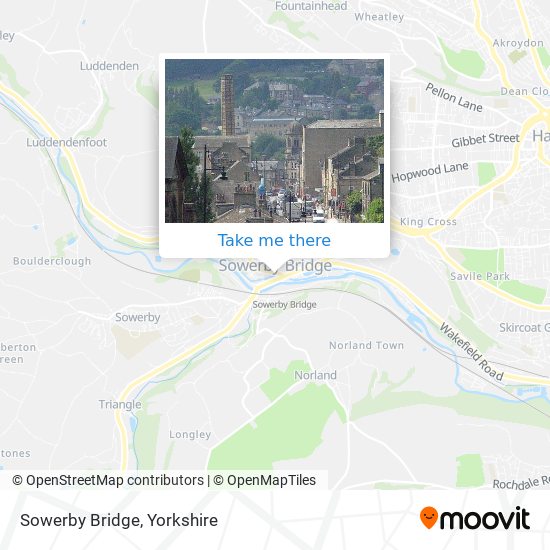 Sowerby Bridge map
