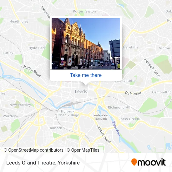 Leeds Grand Theatre map