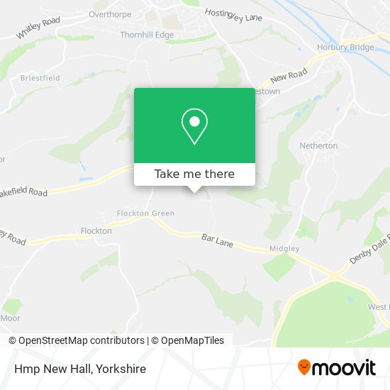 Hmp New Hall map
