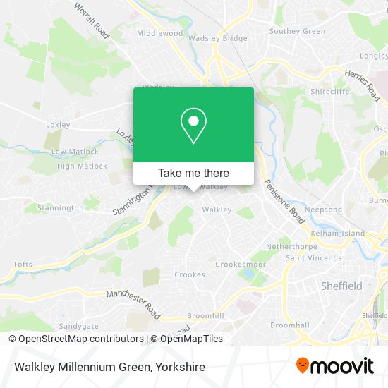 Walkley Millennium Green map