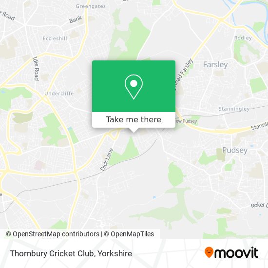 Thornbury Cricket Club map