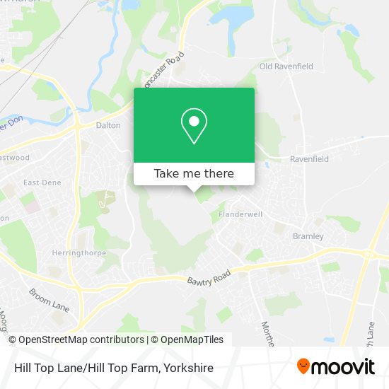 Hill Top Lane/Hill Top Farm map