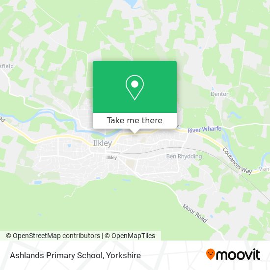 Ashlands Primary School map
