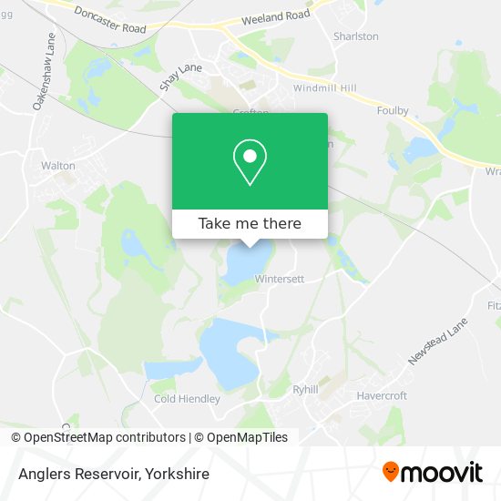 Anglers Reservoir map