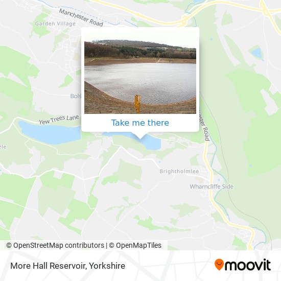 More Hall Reservoir map