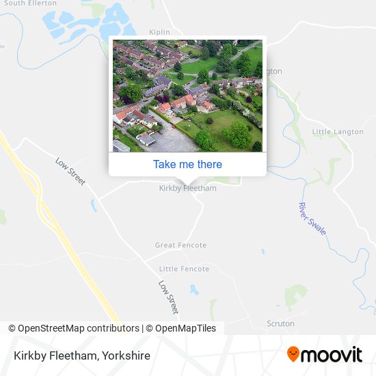 Kirkby Fleetham map