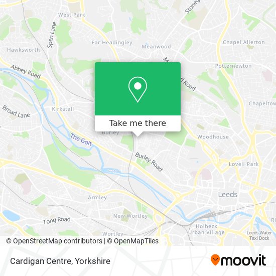 Cardigan Centre map