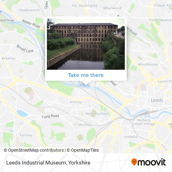 Leeds Industrial Museum map