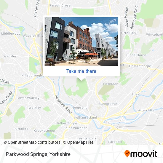 Parkwood Springs map