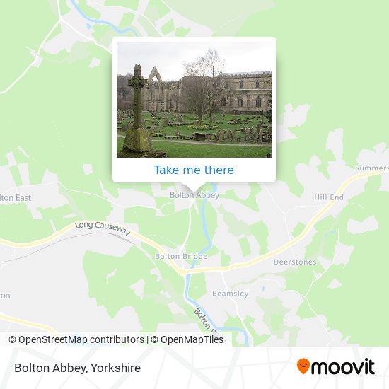 Bolton Abbey map