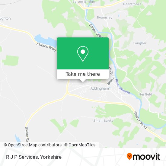 R J P Services map