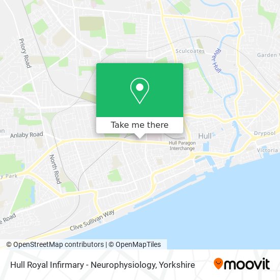 Hull Royal Infirmary - Neurophysiology map