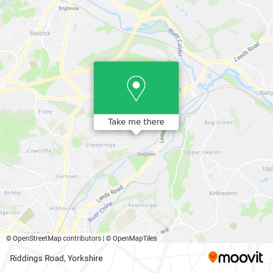 Riddings Road map