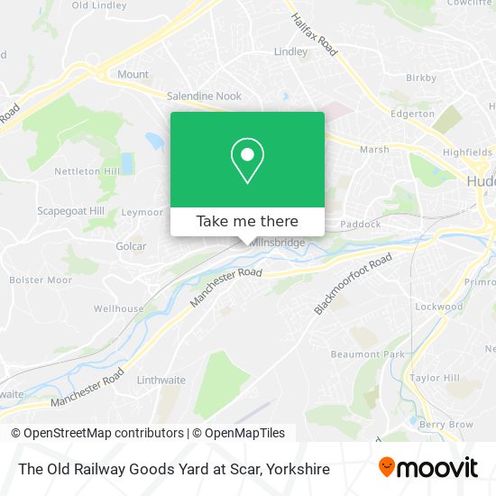 The Old Railway Goods Yard at Scar map