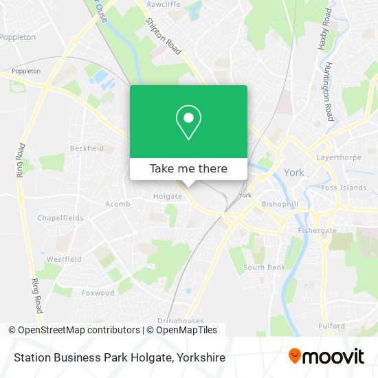 Station Business Park Holgate map