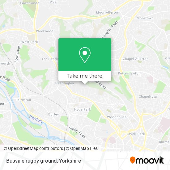 Busvale rugby ground map