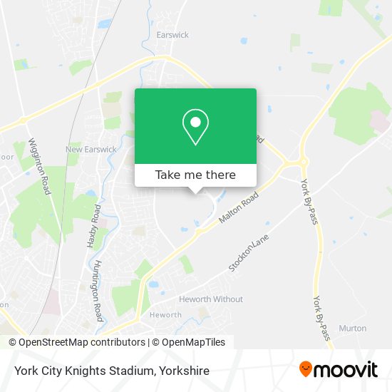 York City Knights Stadium map