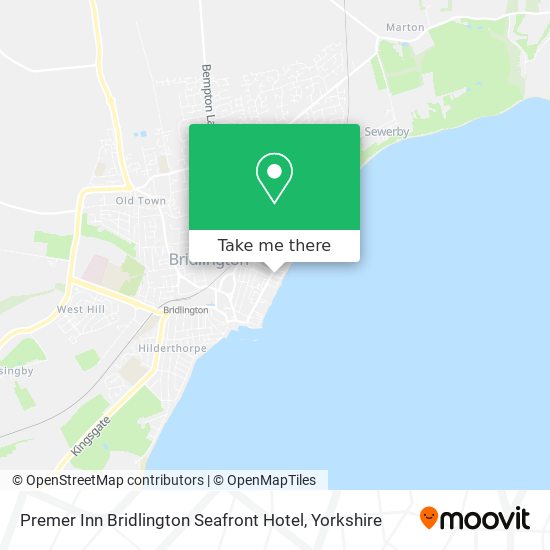 Premer Inn Bridlington Seafront Hotel map