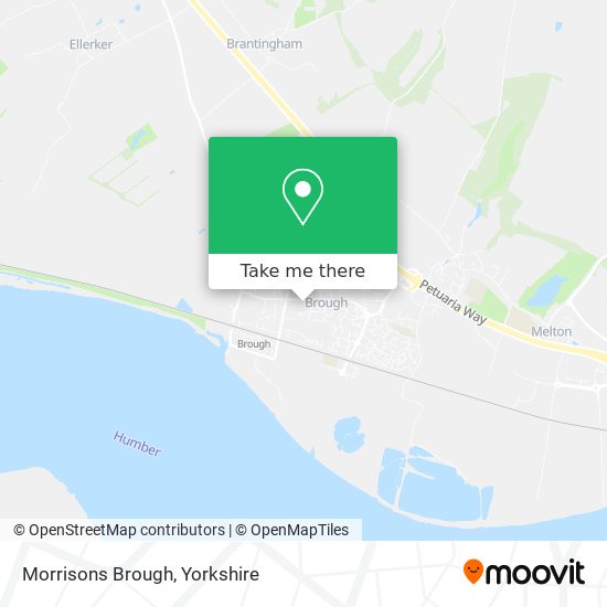 Morrisons Brough map