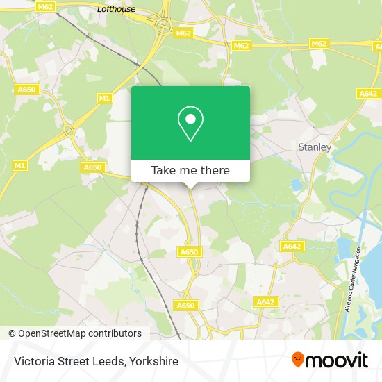 Victoria Street Leeds map