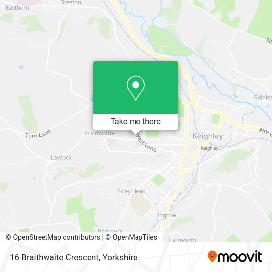 16 Braithwaite Crescent map