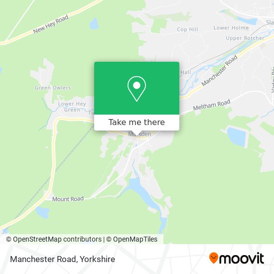 Manchester Road map