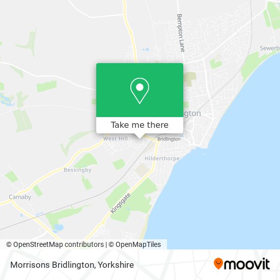 Morrisons Bridlington map