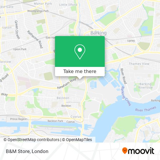 B&M Store map