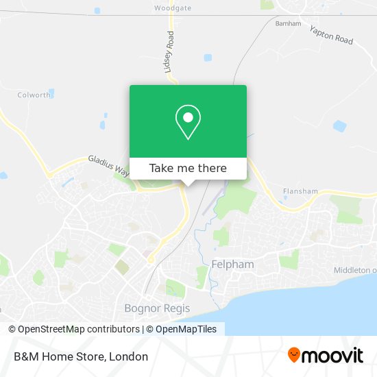 B&M Home Store map