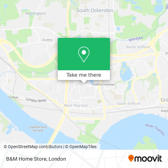 B&M Home Store map