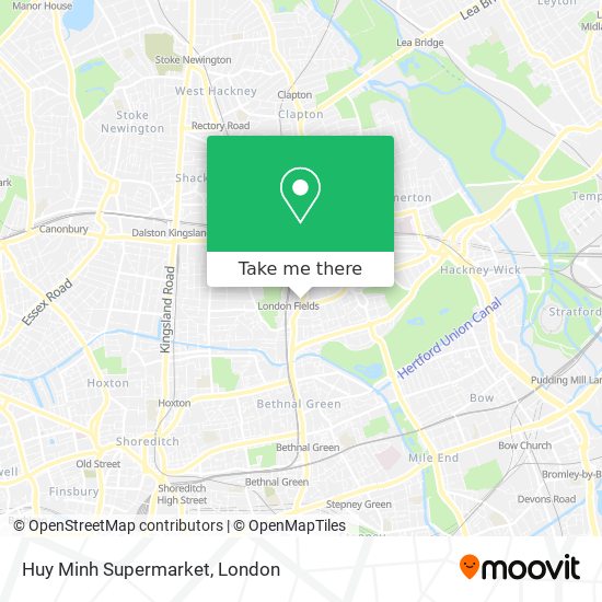 Huy Minh Supermarket map
