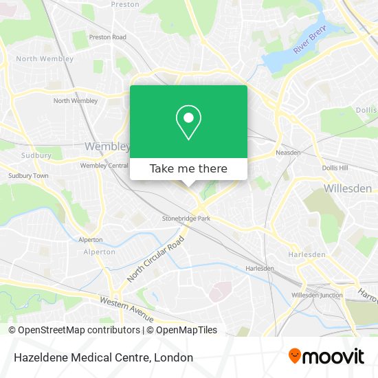 Hazeldene Medical Centre map