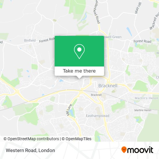 Western Road map