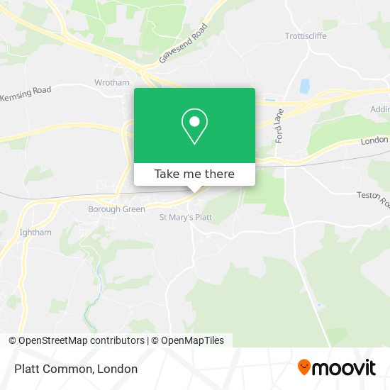 Platt Common map