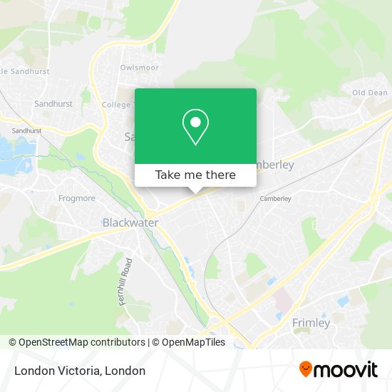 London Victoria map