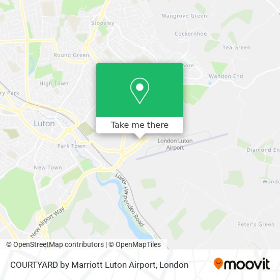 COURTYARD by Marriott Luton Airport map
