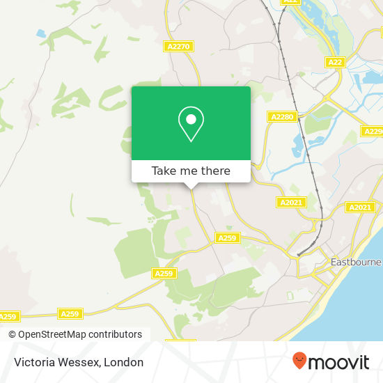 Victoria Wessex, Eastbourne Eastbourne map