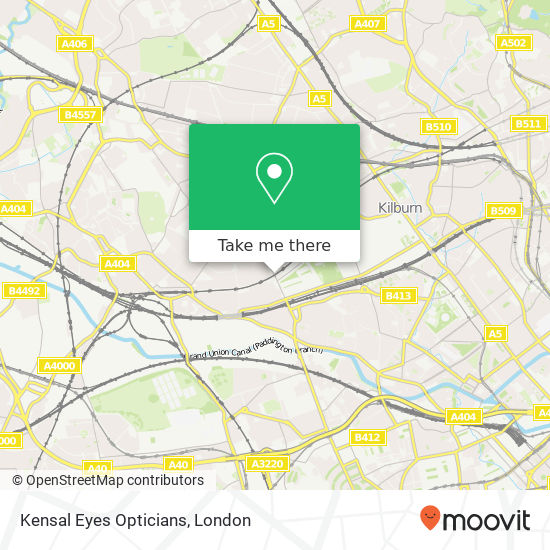 Kensal Eyes Opticians, 1 Chamberlayne Road Kilburn London NW10 3NR map