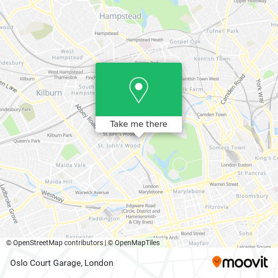 Oslo Court Garage map