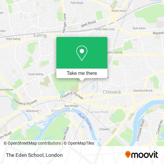 The Eden School map